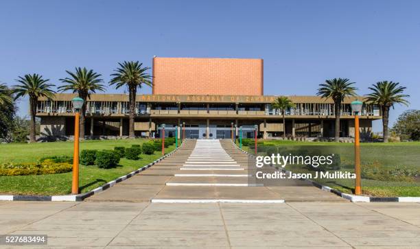 parliament building in lusaka zambia - lusaka bildbanksfoton och bilder