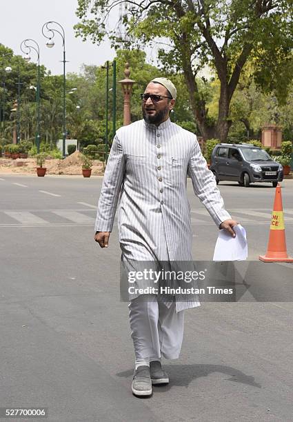 President of the All India Majlis-e-Ittehadul Muslimeen and three-time Member of Parliament, Hyderabad constituency in Lok Sabha Asaduddin Owaisi...
