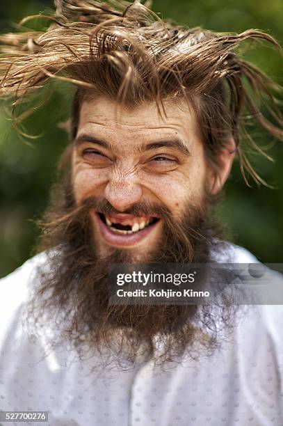 Closeup casual portrait of San Jose Sharks defenseman Brent Burns posing during photo shoot outside his home. San Jose, CA 4/26/2016 CREDIT: Kohjiro...