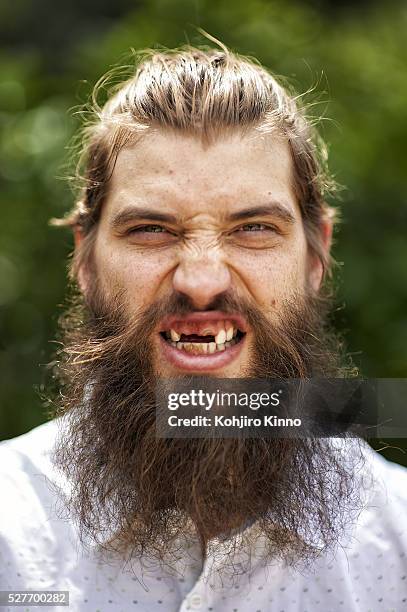 Closeup casual portrait of San Jose Sharks defenseman Brent Burns posing during photo shoot outside his home. San Jose, CA 4/26/2016 CREDIT: Kohjiro...