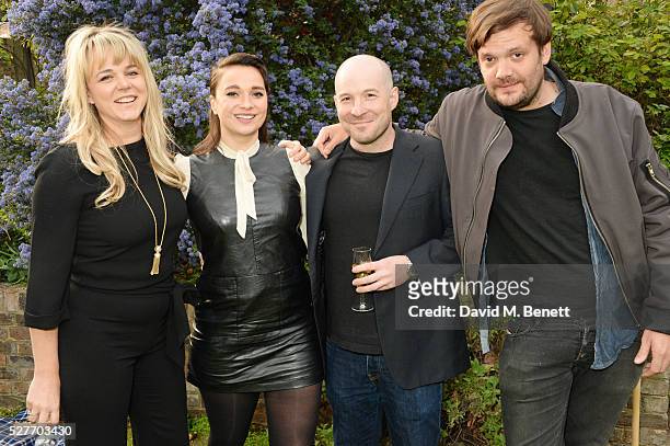 Sophie Michell, Gizzi Erskine, Neil Rankin and Jamie Reynolds attend the launch of chef Sophie Michell's new book "Chef On A Diet' at 3 Vincent...