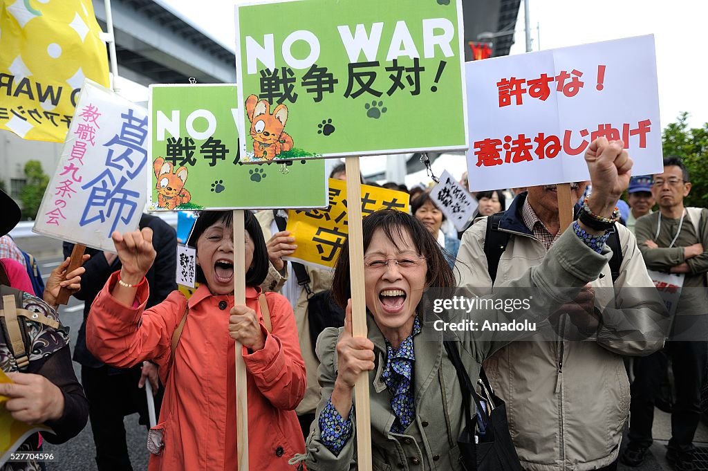 Protest in Japan's Tokyo