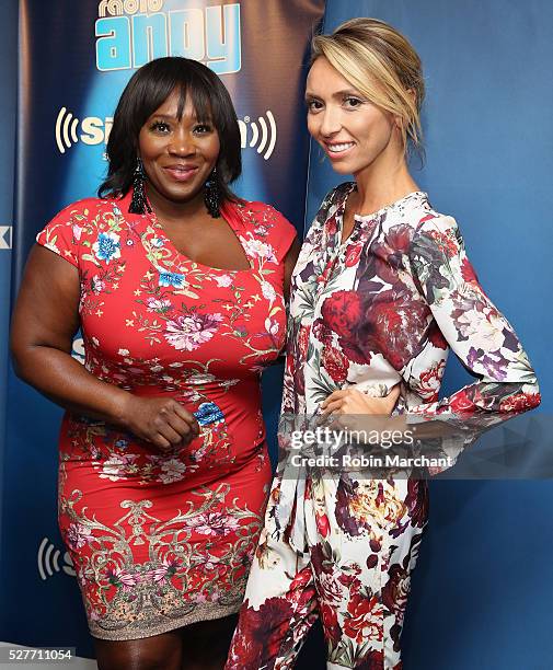 Bevy Smith and Giuliana Rancic visit 'Bevelations' on SiriusXM's Radio Andy on May 03, 2016 in New York, New York.