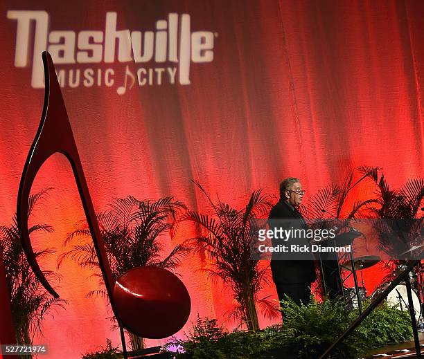 Founder Vector Management/CVC Board Chair Ken Levitan attends Nashville's National Tourism Week Hospitality Celebration at Music City Center on May...