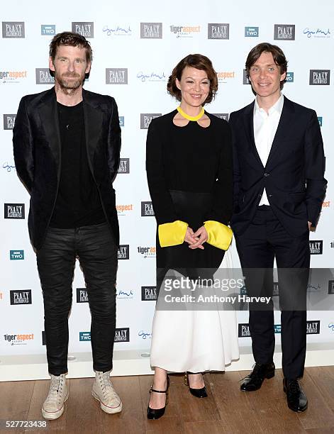 Paul Anderson, Helen McCrory and Cillian Murphy attend the Premiere of BBC Two's drama "Peaky Blinders" episode one, series three at BFI Southbank on...