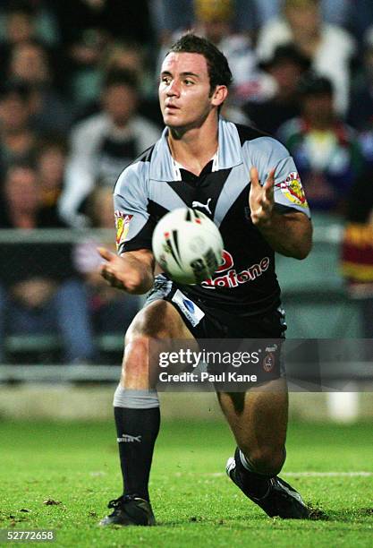 Lance Hohaia of the Warriors in action during the round nine NRL match between the Cronulla-Sutherland Sharks and the New Zealand Warriors at Members...