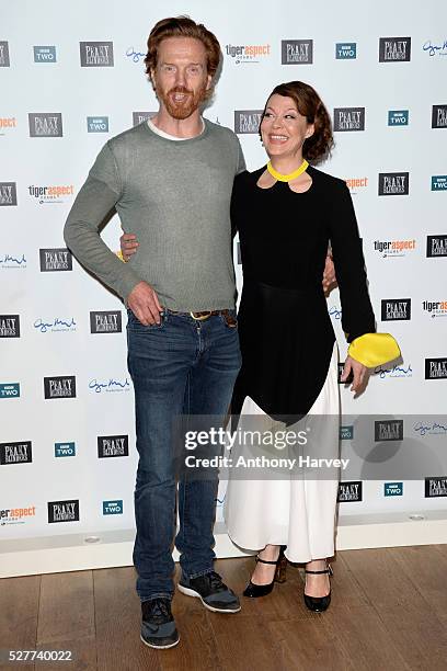 Damian Lewis and Helen McCrory attend the Premiere of BBC Two's drama "Peaky Blinders" episode one, series three at BFI Southbank on May 3, 2016 in...