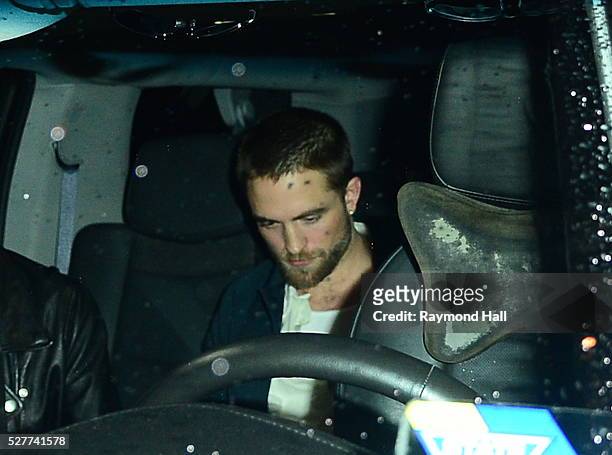 Twigs, Robert Pattinson are seen coming out of Up and Down night Club on May 2, 2016 in New York City.