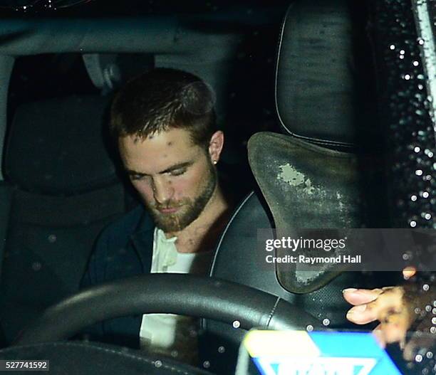 Twigs, Robert Pattinson are seen coming out of Up and Down night Club on May 2, 2016 in New York City.