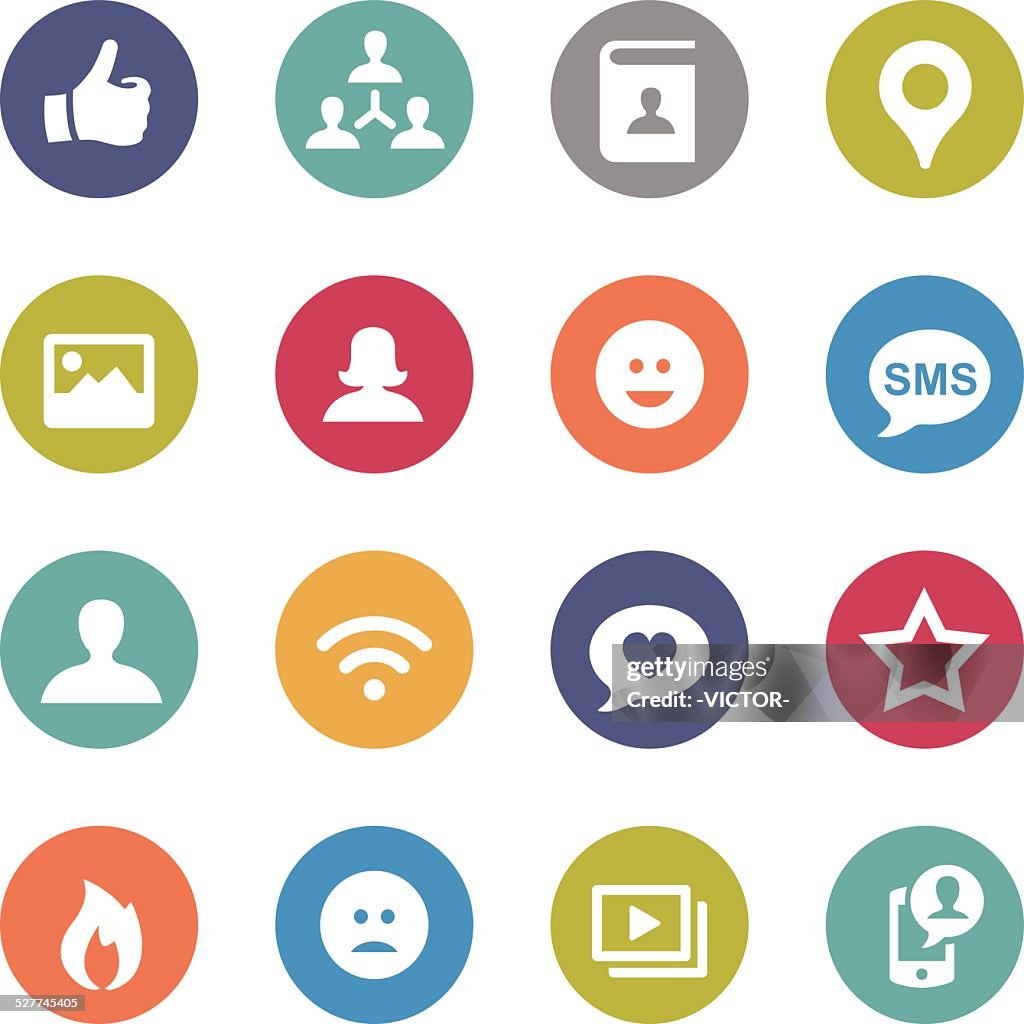 Social Media Icon - Circle Series