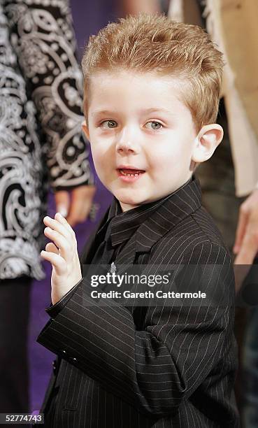 Actor Ellis Hollins arrives at the British Soap Awards 2005 at BBC Television Centre on May 7, 2005 in London, England. The annual awards recognise...