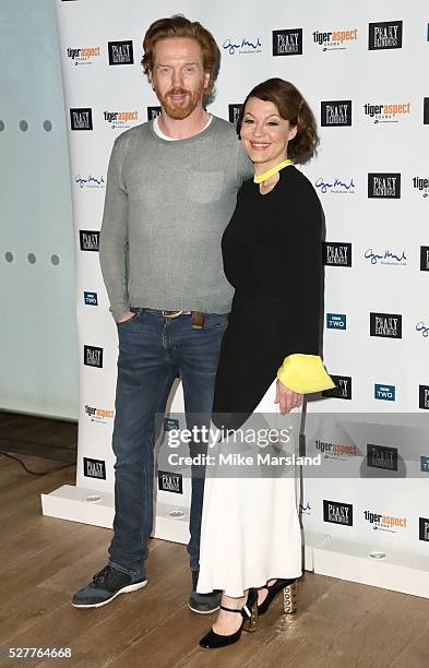 Damian Lewis and Helen McCrory attend BBC Two's drama "Peaky Blinders" UK premiere screening of episode one, series three at BFI Southbank on May 3,...