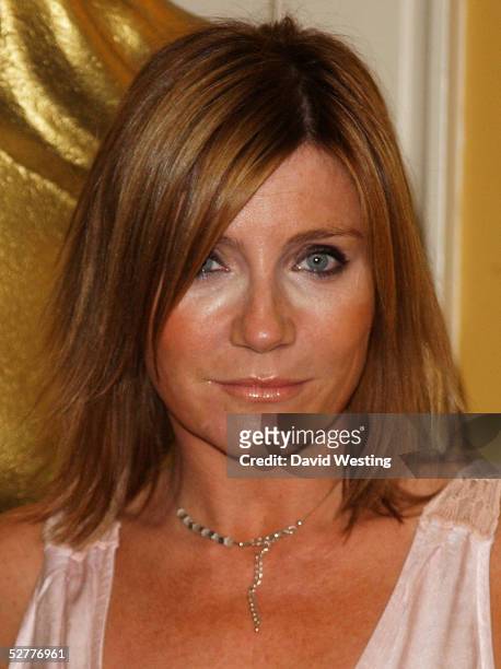 Actress Michelle Collins arrives at the British Academy Television Craft Awards at The Dorchester on May 8, 2005 in London. The awards honor the...