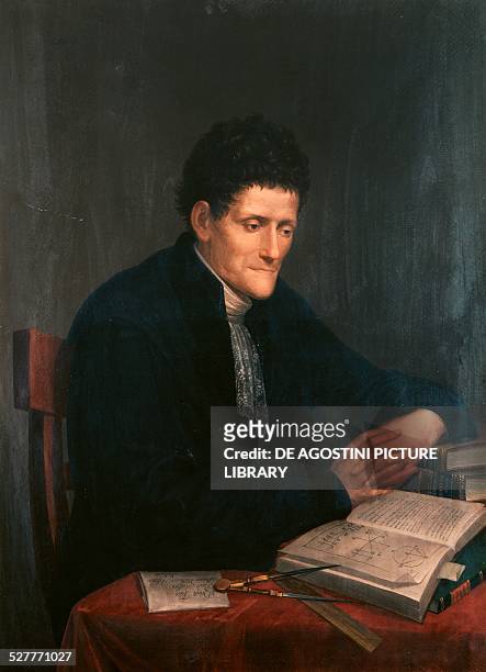 Portrait of Paolo Ruffini , Italian mathematician and physician. Italy, 18th-19th century. Modena, Biblioteca Estense