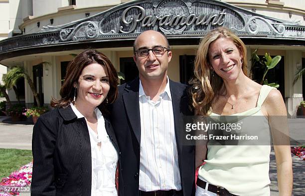 Director Marilyn Agrelo, Co-President of Paramount Classics David Dinerstein and producer Amy Sewell at the premiere of Paramount Classics "Mad Hot...