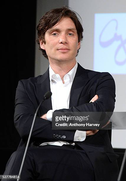 Cillian Murphy during a Q&A at the Premiere of BBC Two's drama "Peaky Blinders" episode one, series three at BFI Southbank on May 3, 2016 in London,...