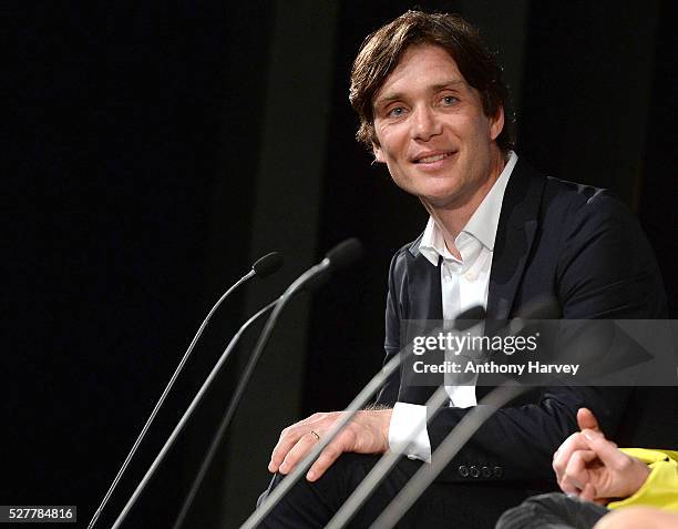 Cillian Murphy during a Q&A at the Premiere of BBC Two's drama "Peaky Blinders" episode one, series three at BFI Southbank on May 3, 2016 in London,...