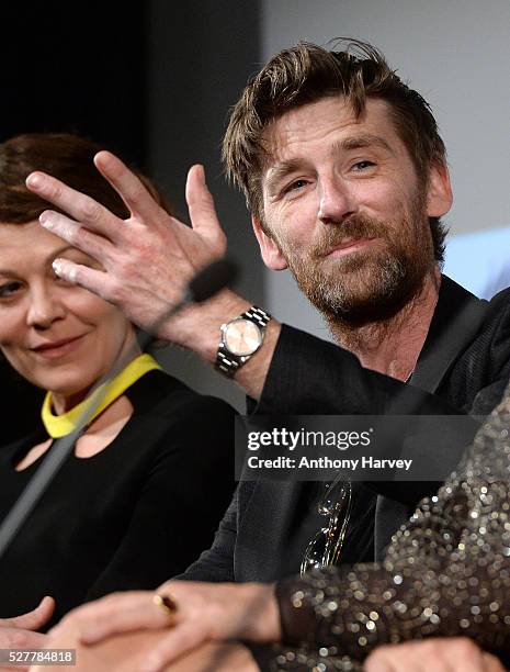 Paul Anderson during a Q&A at the Premiere of BBC Two's drama "Peaky Blinders" episode one, series three at BFI Southbank on May 3, 2016 in London,...