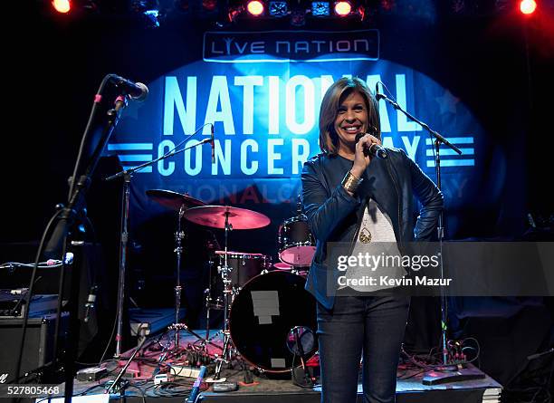 Host Hoda Kotb speaks onstage during the 2nd Annual National Concert Day presented by Live Nation at Irving Plaza on May 3, 2016 in New York City.