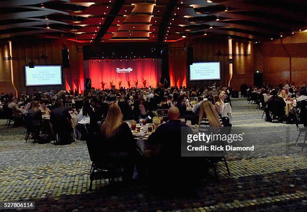 General view Nashville's National Tourism Week Hospitality Celebration at Music City Center on May 3, 2016 in Nashville, Tennessee.
