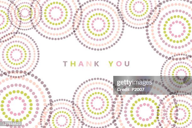 stockillustraties, clipart, cartoons en iconen met thank you card - thank you korte frase