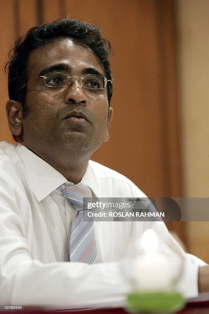 M Ravi 2 Singaporean lawyer, M. Ravi speaks to reporters during a press... News ...