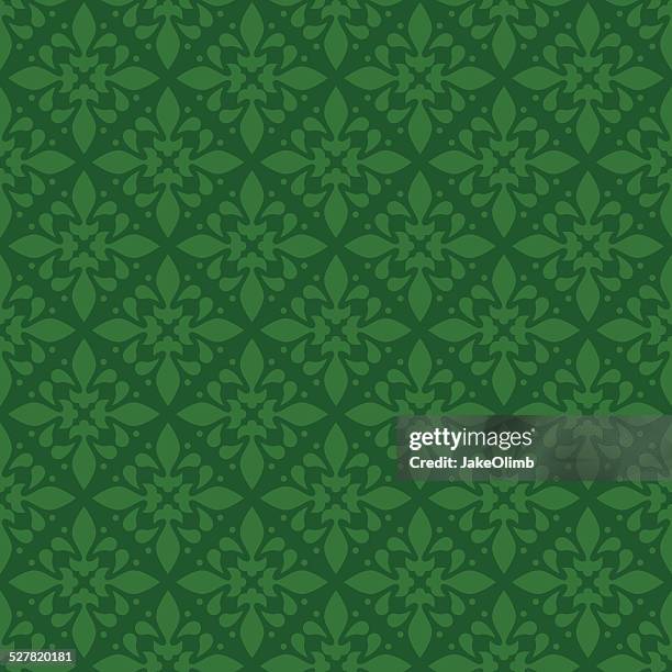 wallpaper motif seamless pattern - fleur de lys stock illustrations