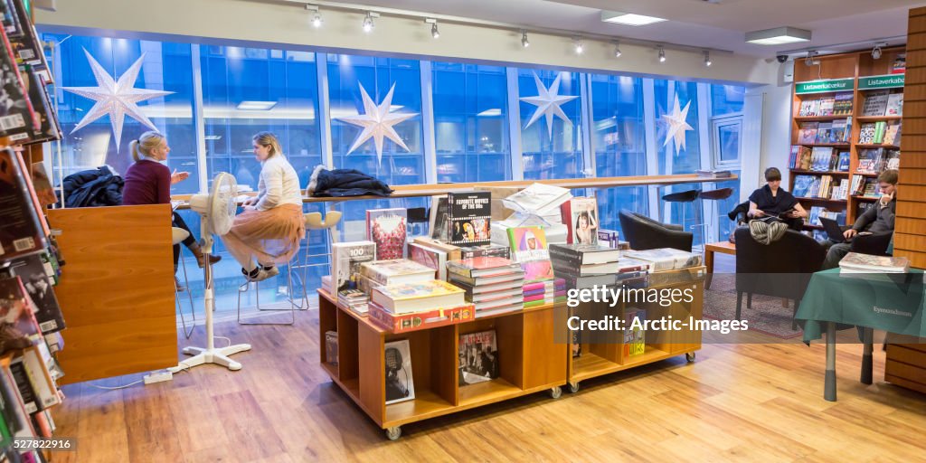 Bookstore in Reykjavik, Iceland