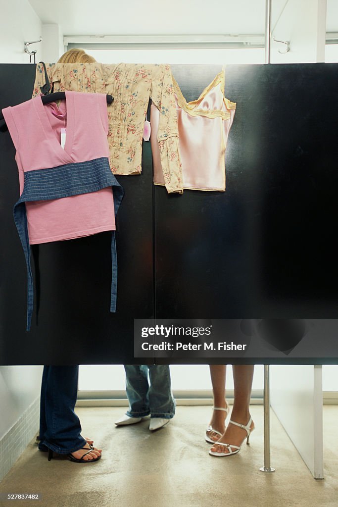 Dressing Room in Clothing Store