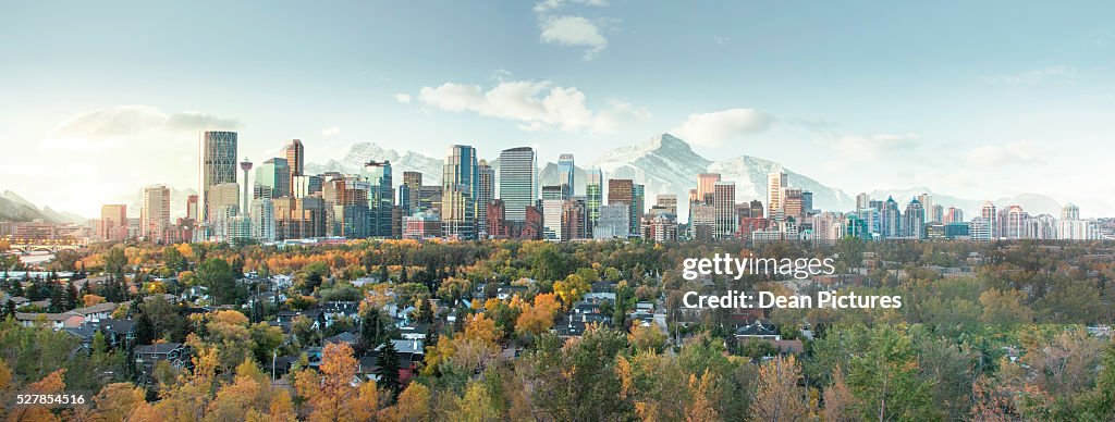 Skyline of downtown Calgary, Alberta, Canada
