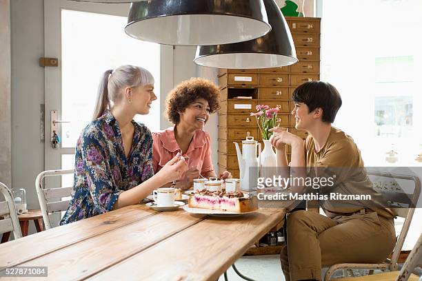 women in shop - female friendship stock pictures, royalty-free photos & images