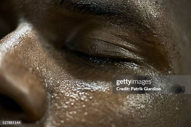 gym - eyes closed close up stock pictures, royalty-free photos & images