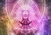 Abstract Meditation Spiritualism Concept