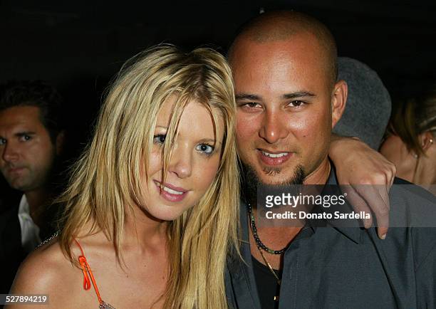 Tara Reid and Cris Judd during Jessica Meisels, Andrew Levitas and Jack Heller Birthday Party at Argyle in West Hollywood, California, United States.