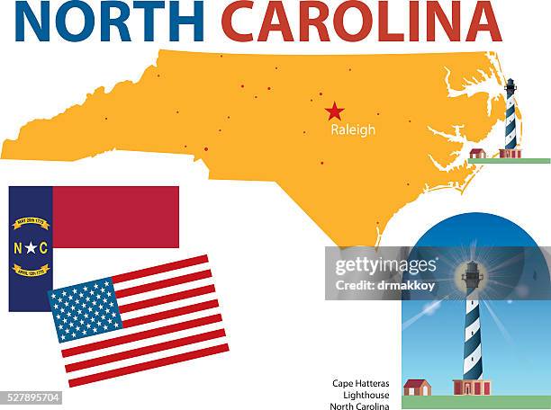 Cape Hatteras Light North Carolina High-Res Vector Graphic