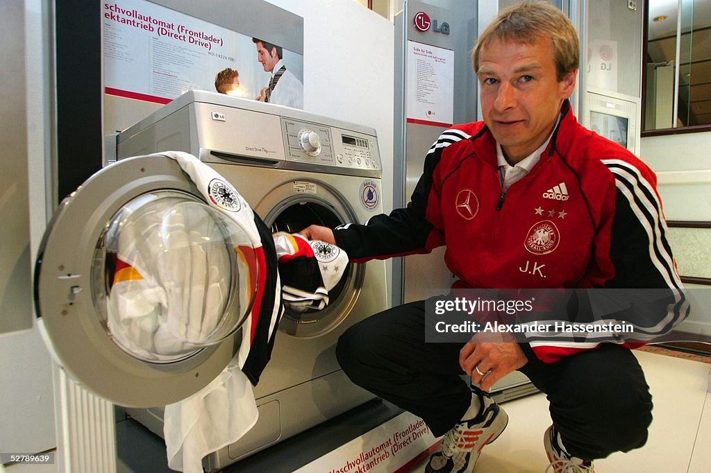 Fussball: Nationalmannschaft Deutschland 2005, PK