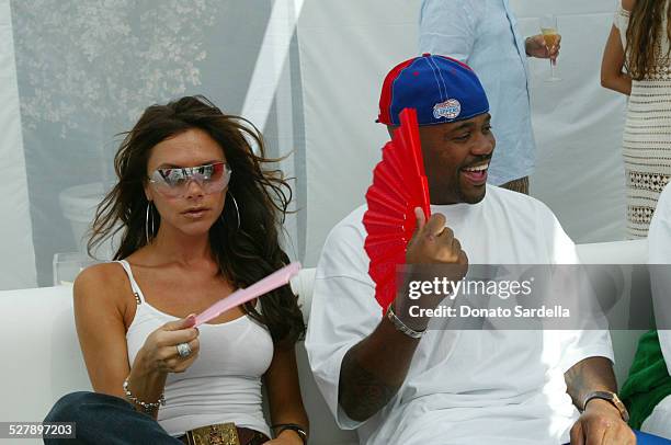 Victoria Beckham and Damon Dash during Dior Dance for Life to Benefit the Aaliyah Memorial Fund, a Program of the Entertainment Industry Foundation...