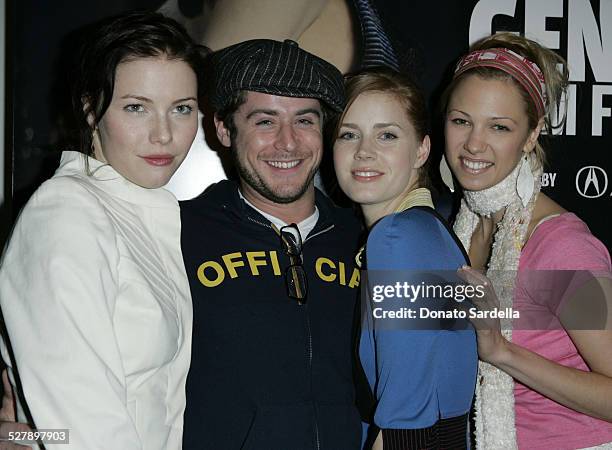 Jon Abrahams , guest, Amy Adams and Marnette Patterson