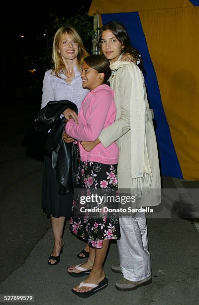 Nastassja Kinski with daughters Kenia Jones and Sonja Kinski