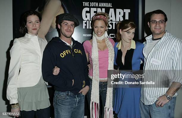 Jon Abrahams , guest, Marnette Patterson, Amy Adams and Matthew Cole Weiss