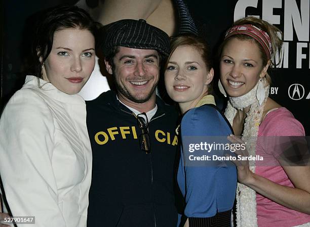 Jon Abrahams , guest, Amy Adams and Marnette Patterson