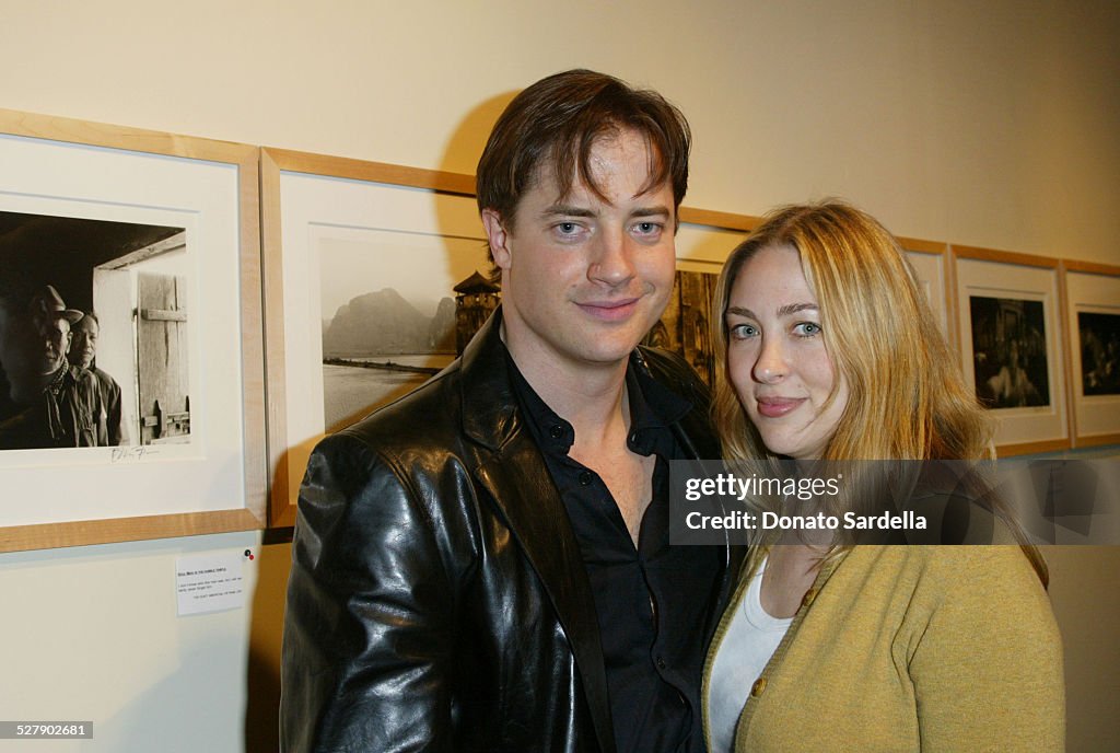 Opening Night Exhibition Of Photographs By Brendan Fraser To Benefit The 24th Street Theater