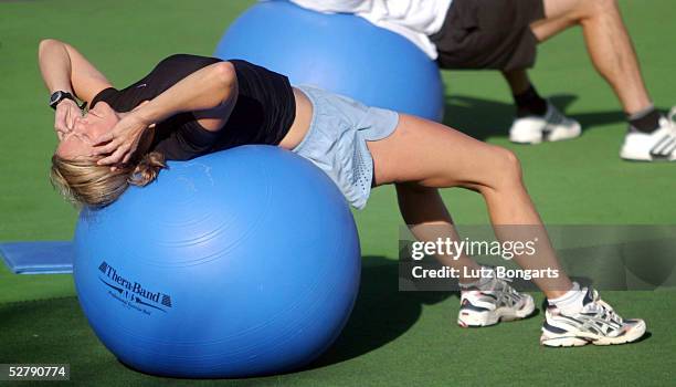 Freizeitsport: Fitball, La Santa/Lanzarote,