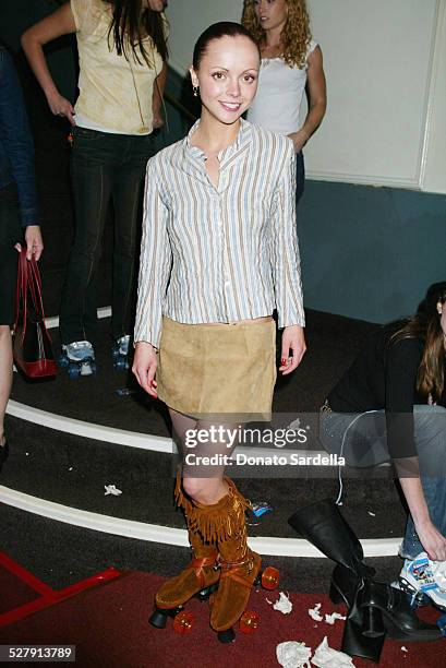 Christina Ricci during 4 Wheelers By Skechers - Party at The Hollywood Palladium in Hollywood, California, United States.