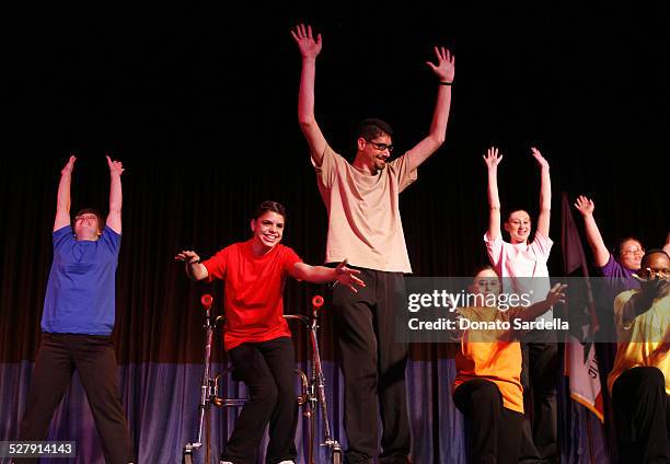 Infinite Dreams Students during USA TODAY Inaugural Hollywood Hero Award Gala Honoring Zina Bethune at Beverly Hilton Hotel in Beverly Hills,...