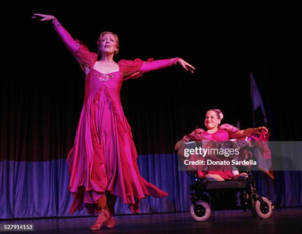 Zina Bethune with Student from Infinite Dreams during USA TODAY Inaugural Hollywood Hero Award Gala Honoring Zina Bethune at Beverly Hilton Hotel in...