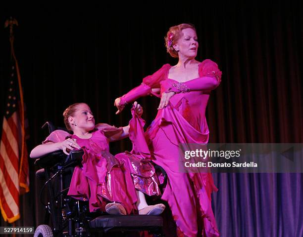 Zina Bethune with Student from Infinite Dreams during USA TODAY Inaugural Hollywood Hero Award Gala Honoring Zina Bethune at Beverly Hilton Hotel in...