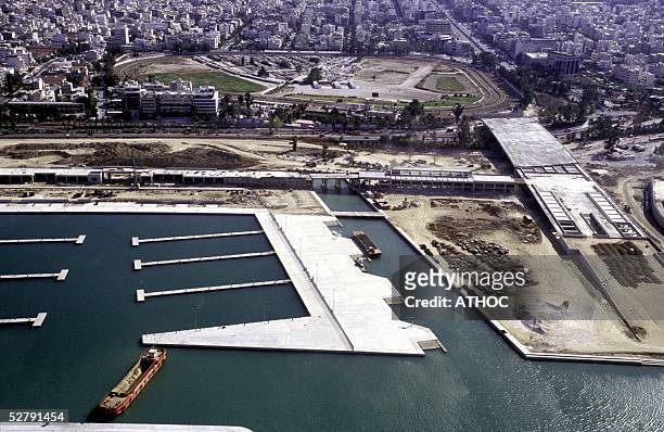 Feature Athen 2004; Sportkomplex Faliro/Faliro Coastal Zone Olympic Complex mit Jachthafen