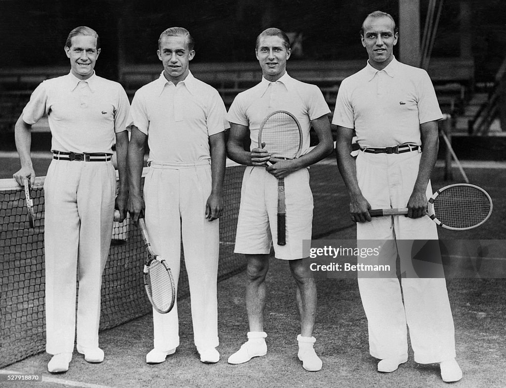 Quartet of Tennis Players