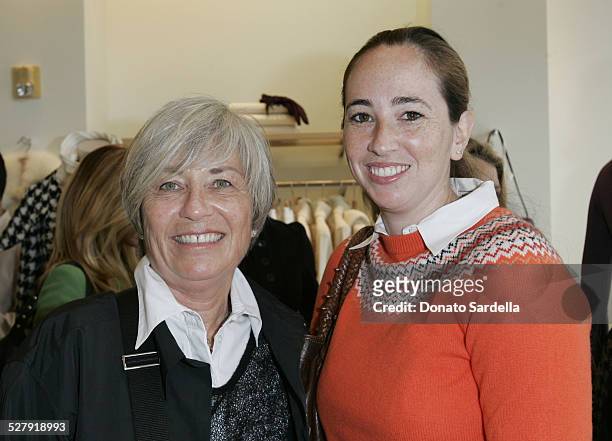 Ruth Bloom and Rebecca Bloom during Max Mara and Town & Country Host HEART at Max Mara Store in Beverly Hills, California, United States.
